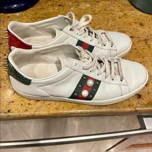 SOLD SOLD *Not for sale Gucci Ace Pearl Sneakers